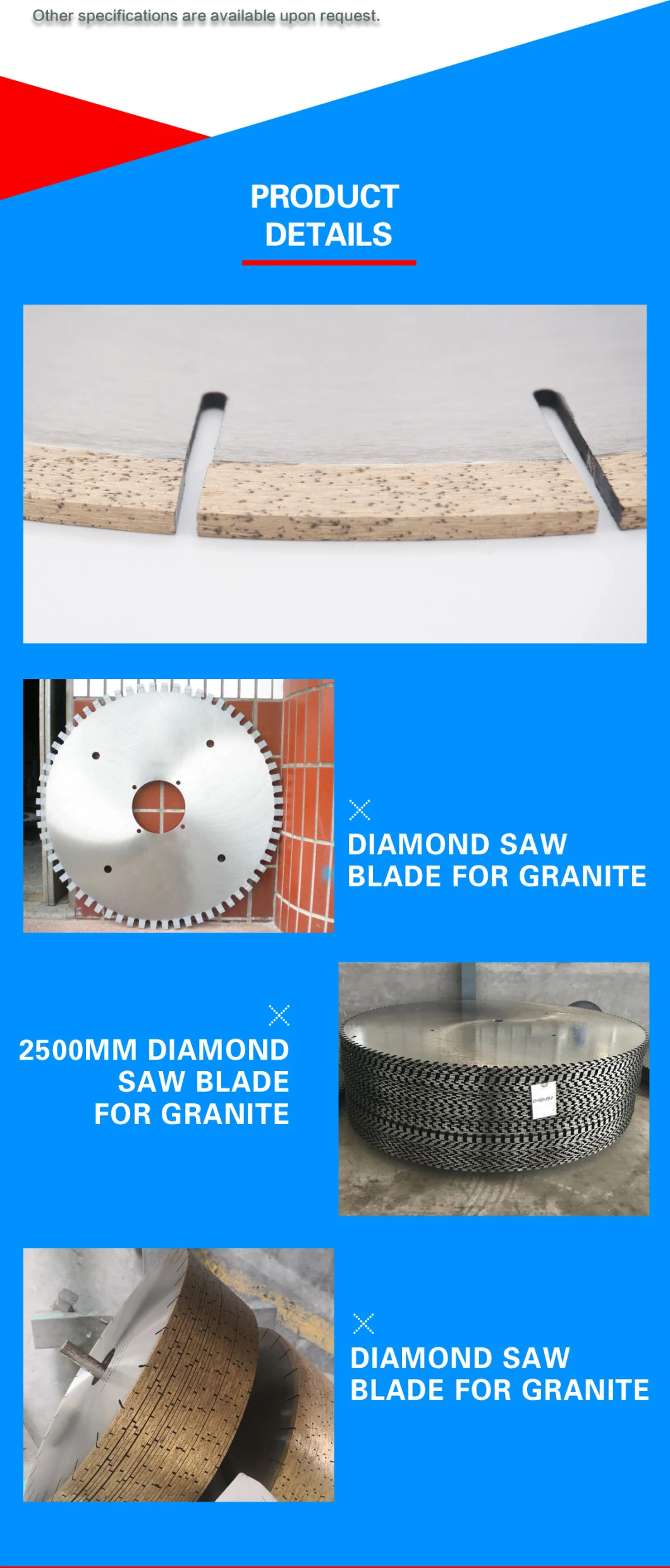 Engineer Special Diamond Blade for Circular Saw to Cut Granite for Stone Tile