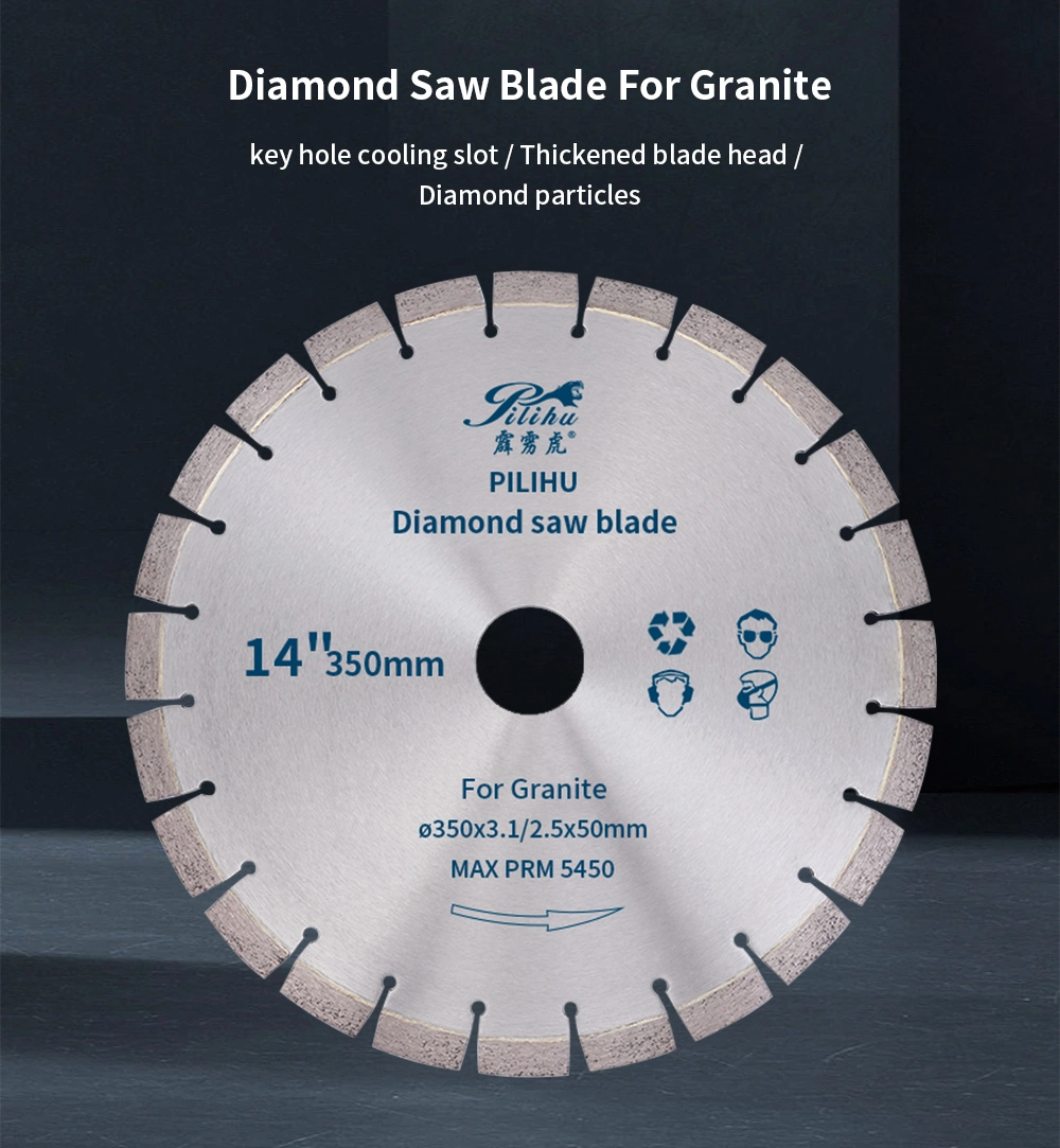Pilihu High Frequency Welding Diamond Saw Blade for Concrete Stone Cutting
