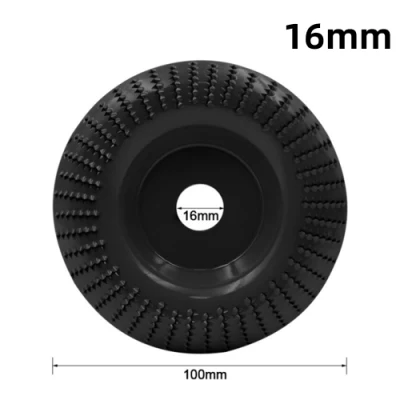 4 Inch Angle Grinder Wood Carving Disc Woodworking Grinding Shaping Wheel Abrasive Rotary Tool for 16/22mm Bore Angle Grinders