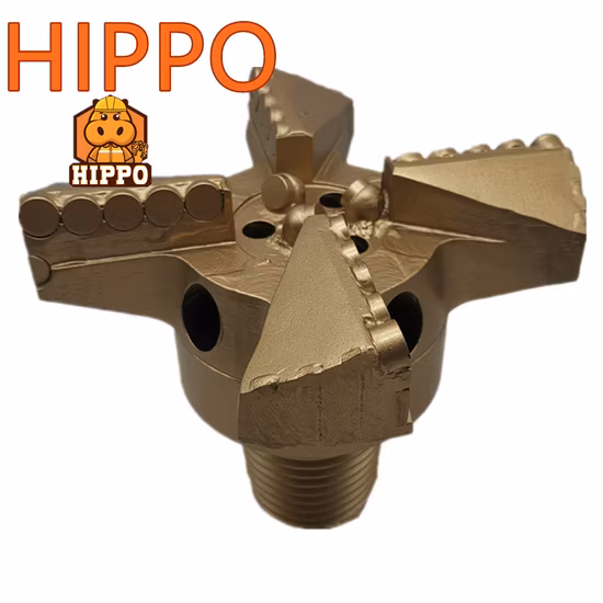 Hippo Hot Selling Flat Top Mining Machine Parts PDC Drill Bit
