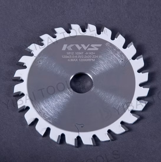 Kws Diamond Panel Saw Blade for Wood PCD Wood Saw Blade for Panel Sizing Machine CNC Kdt Machinery Parts 400*75*4.4*84t Tp